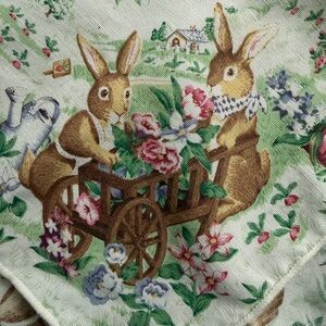 Vintage Bunny Rabbit Tea Party Napkins (10)